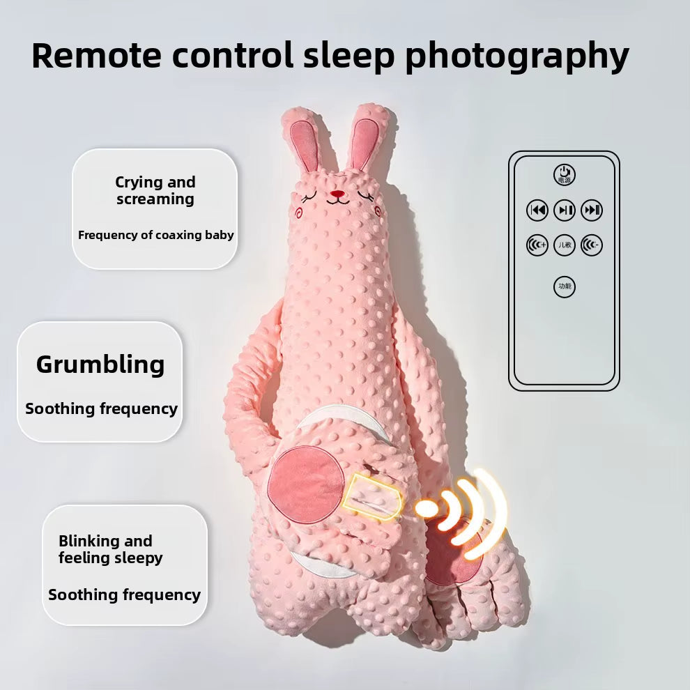 Baby Sleeping Pillow for Newborn Patting Doll with Soothing Palm Remote Control Electric Baby Hand Pillow Soothing Palm Patting